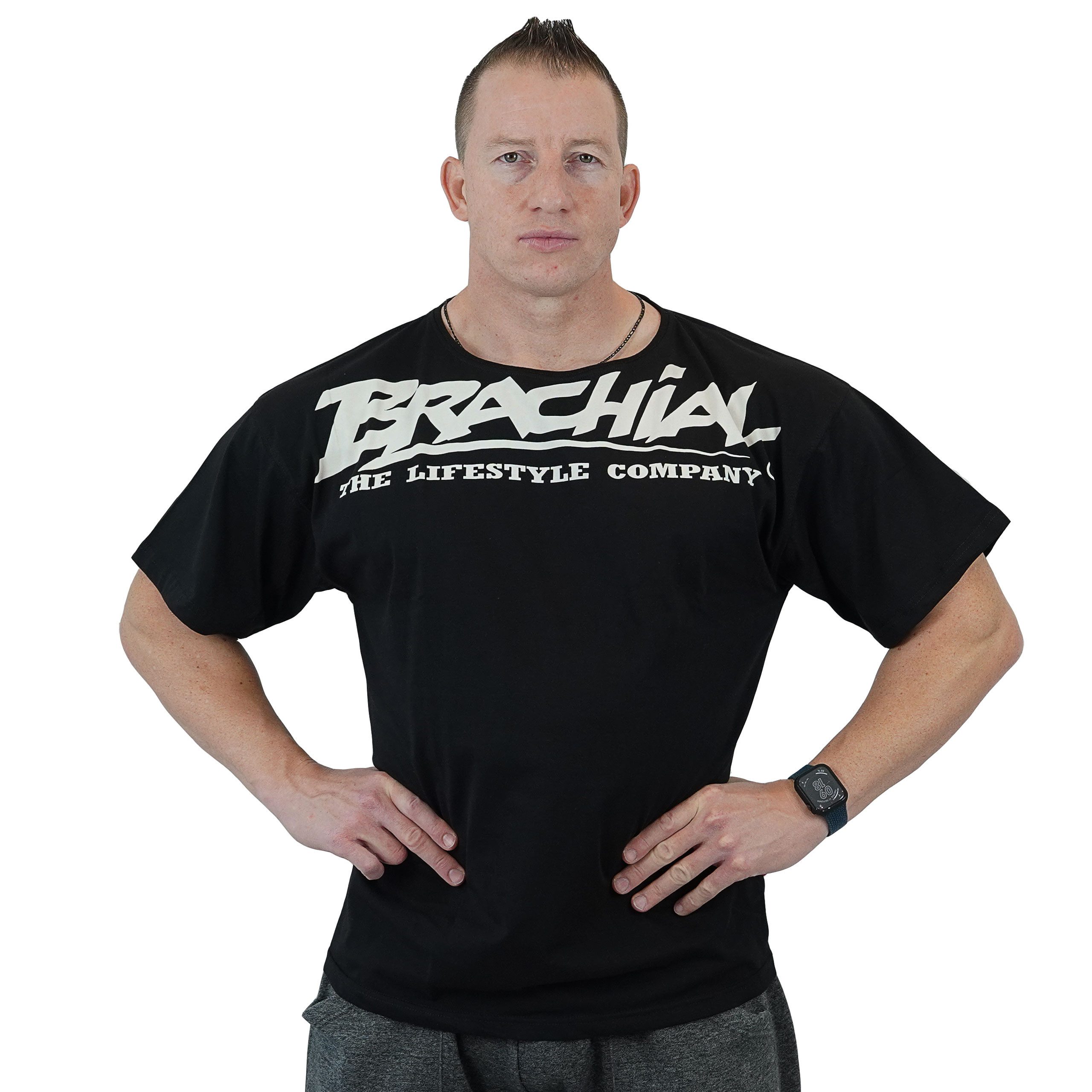 BRACHIAL THE LIFESTYLE COMPANY T-Shirt Brachial T-Shirt "Basic" schwarz