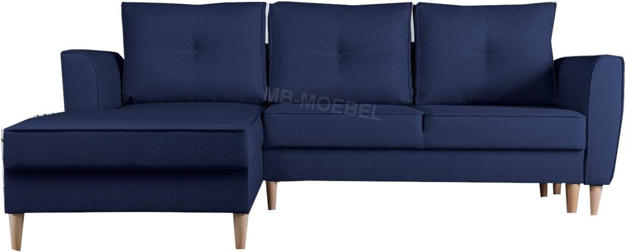 MOEBLO Ecksofa THEO, mit Schlaffunktion Eckcouch mit Zwei Bettkasten, Eckcouch Wohnlandschaft Sofa mit Ottomane Eckgarnitur Polsterecke, mit Relaxfunktion