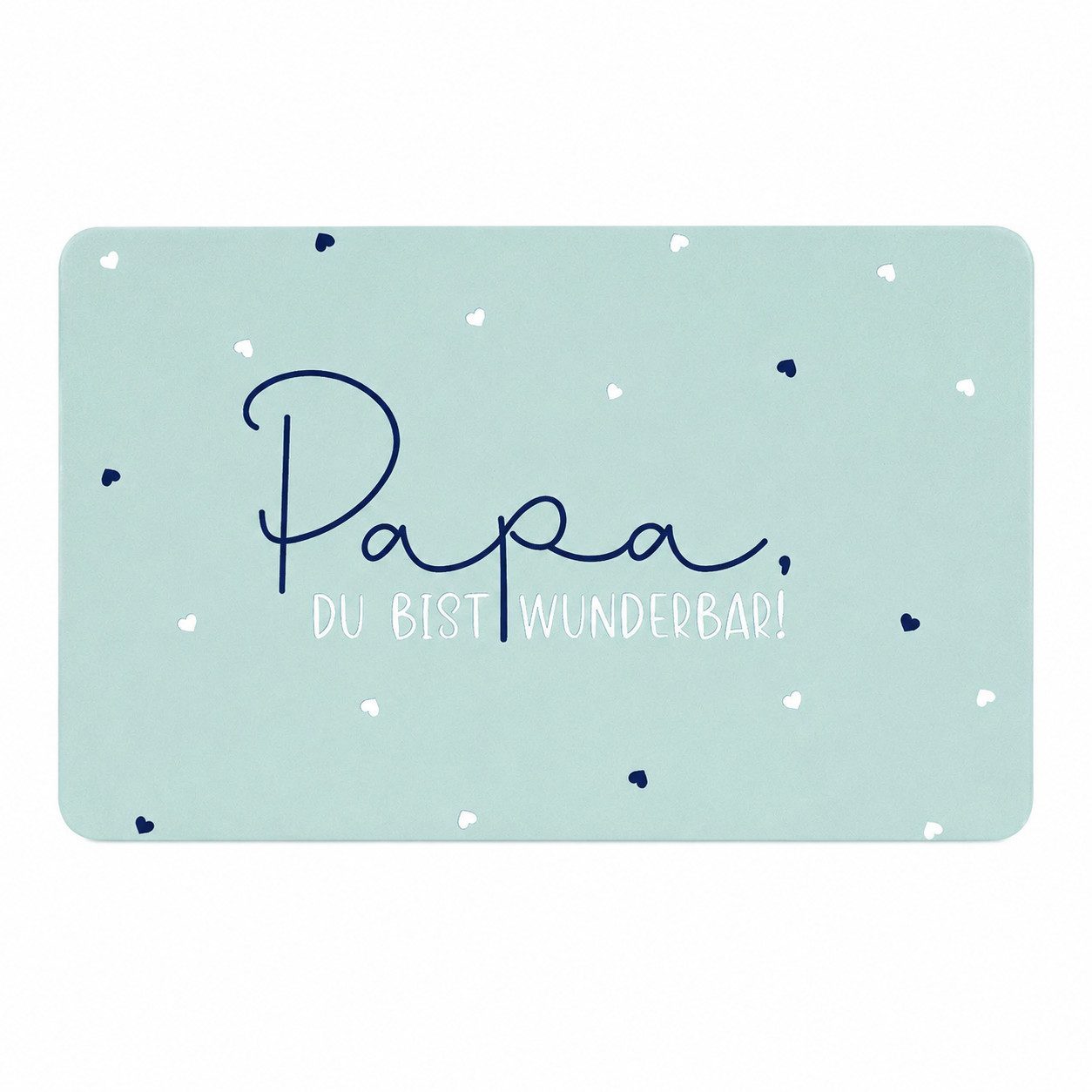 PPD Frühstücksbrett Frühstücksbrettchen aus Resopal - Papa, Resopal, (1-St)