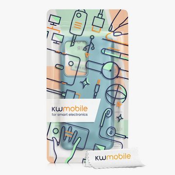 kwmobile Handyhülle Case für Xiaomi Poco F5 Pro 5G, Hülle Silikon metallisch schimmernd - Handyhülle Cover
