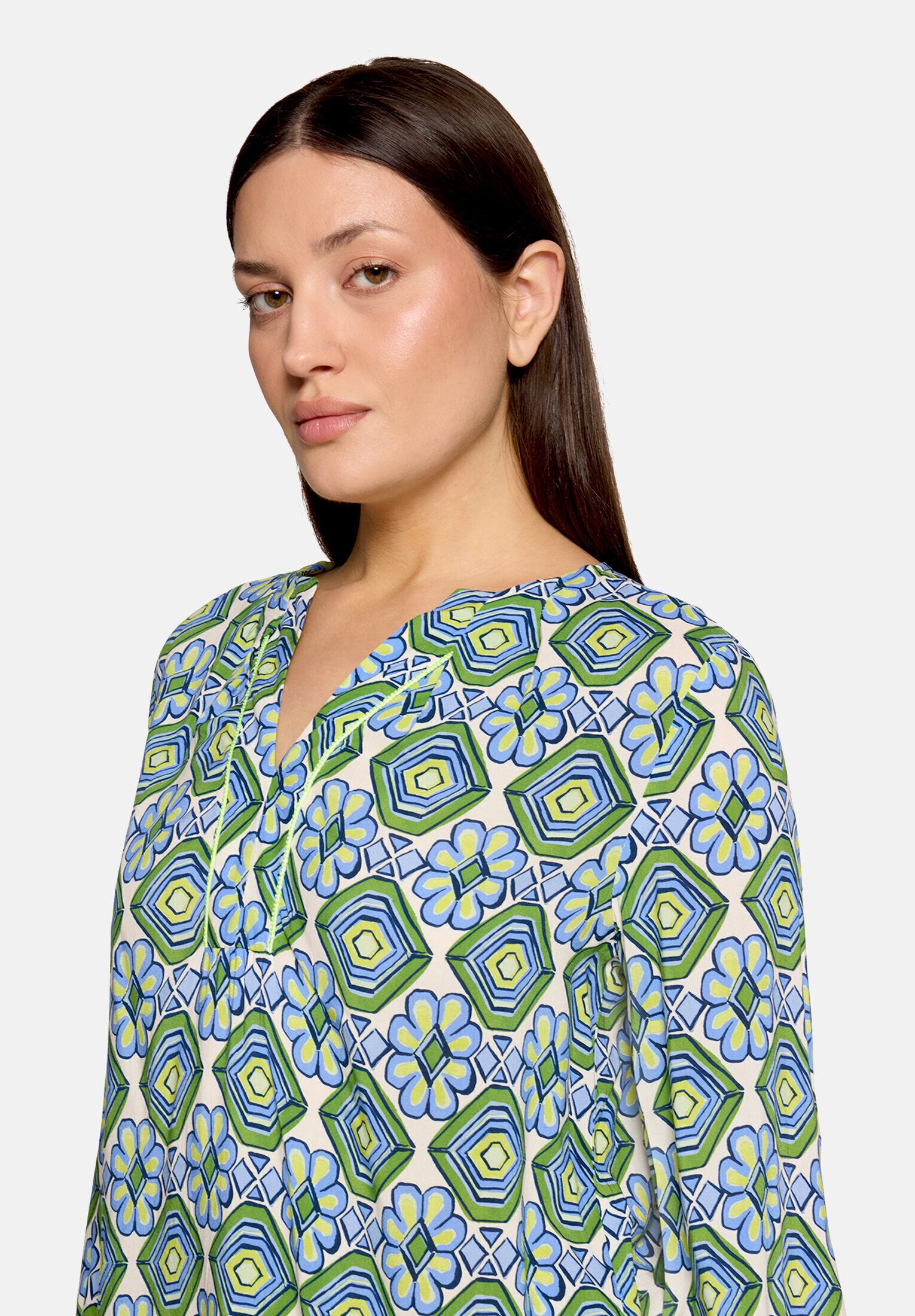 Cartoon Schlupfbluse Damen mit Muster