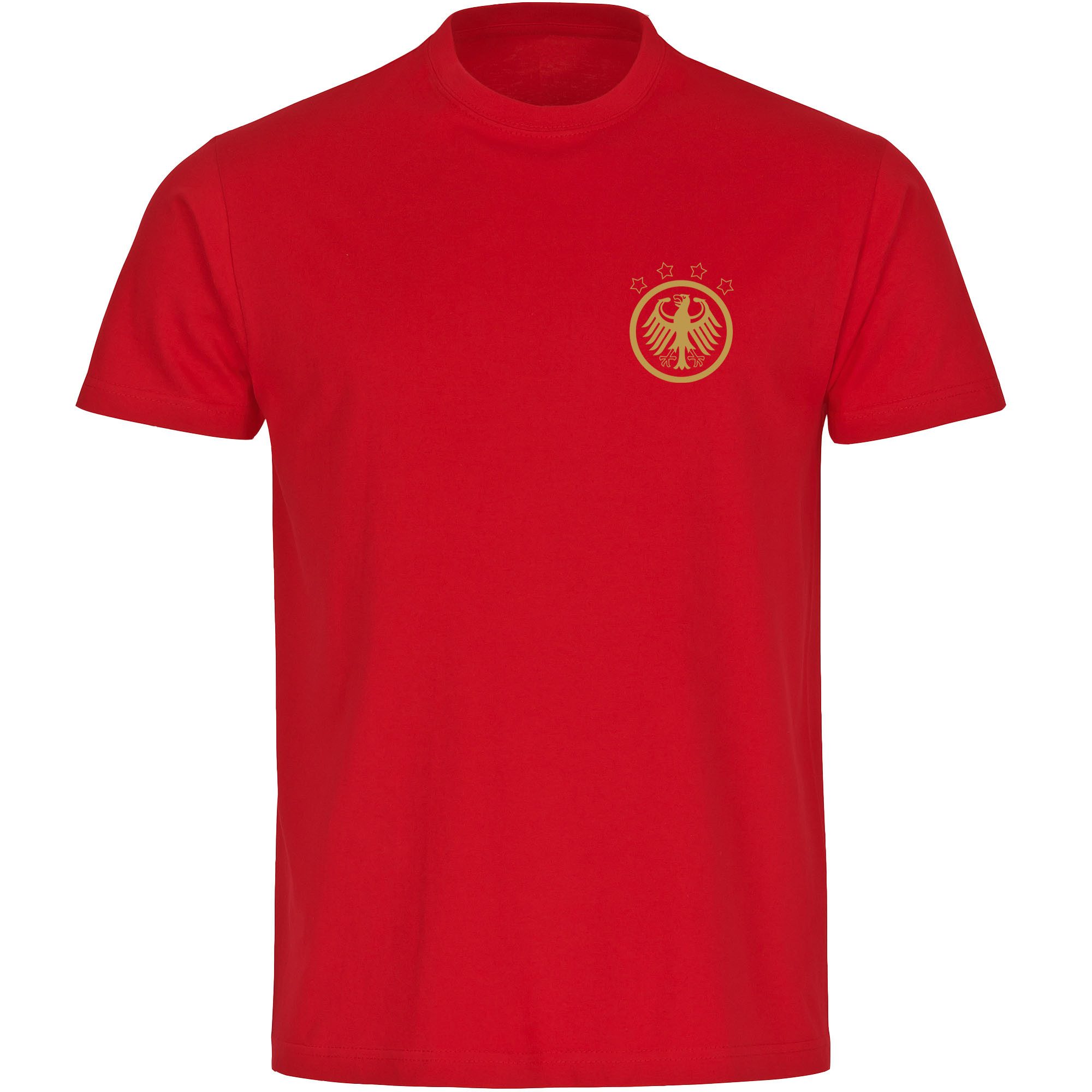 multifanshop T-Shirt Herren Germany - Adler Retro Gold - Männer