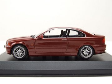 Maxichamps Modellauto BMW 3er E46 Coupe 1999 rot metallic Modellauto 1:43 Maxichamps, Maßstab 1:43