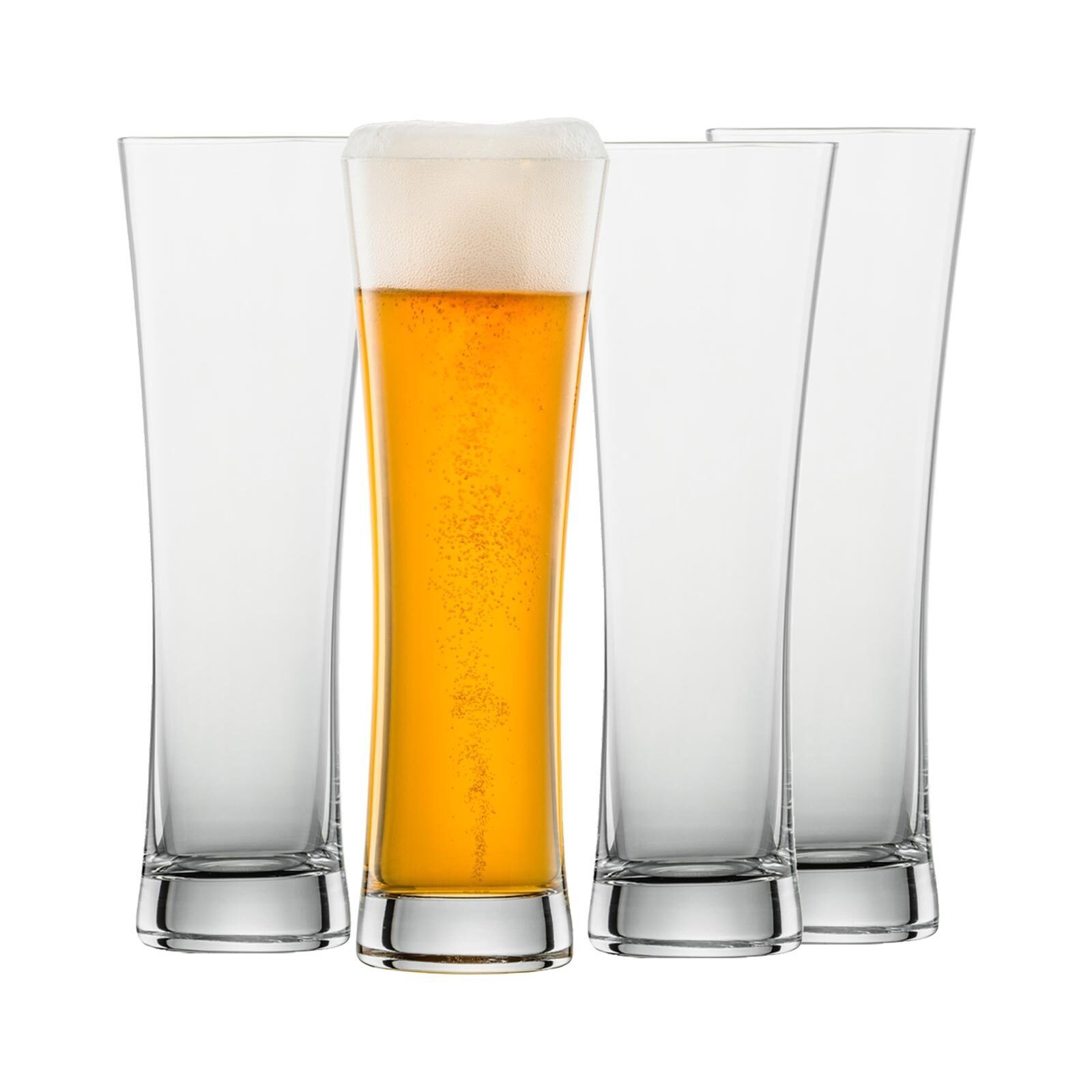 SCHOTT-ZWIESEL Bierglas Beer Basic Weizenbiergläser 300 ml 4er Set, Glas