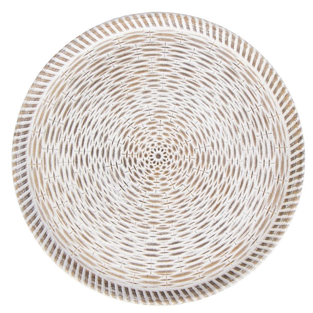 MICA Dekoteller Dekotablett rund - aus günstig online kaufen