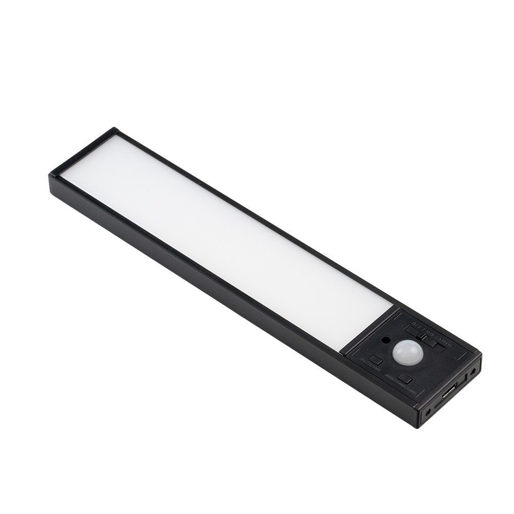 LUXULA LED Unterbauleuchte LUXULA LED Unterbauleuchte 20 cm 2 W CCT einstellbar Schwarz, LED fest integriert, Farbwechsler