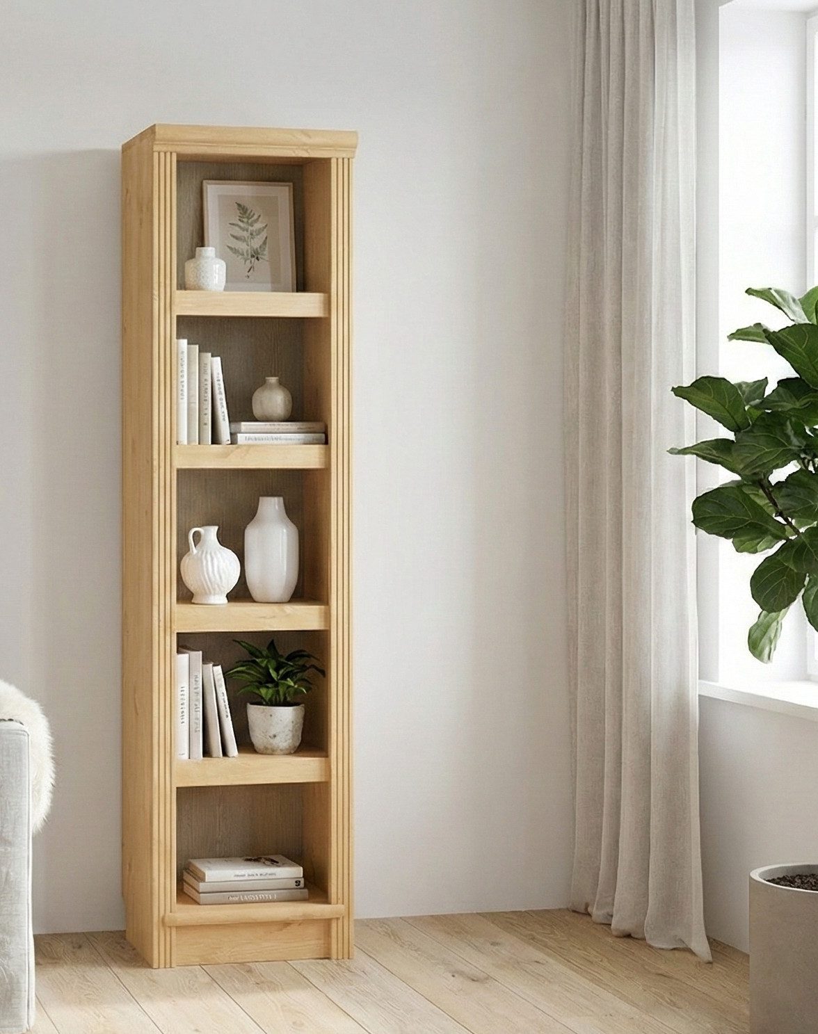 OTTO home Standregal Riga, aus massiver Kiefer, FSC®-zertifiziert, made in Europe