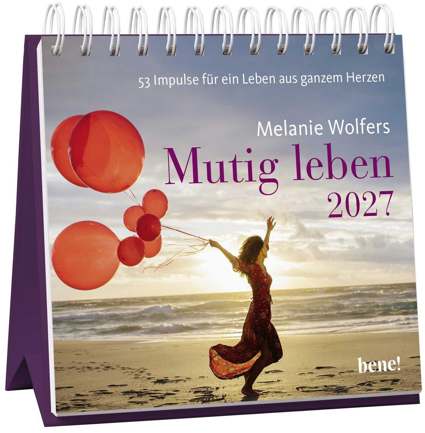 bene Tischkalender Wochenkalender 2027: Mutig leben