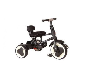 TPFSports Dreirad QPlay Rito 3 in 1 Dreirad Kinderwagen Jungen und Mädchen, Baby Dreirad mit 8 und 10 Zoll Reifen und einer Schiebestange
