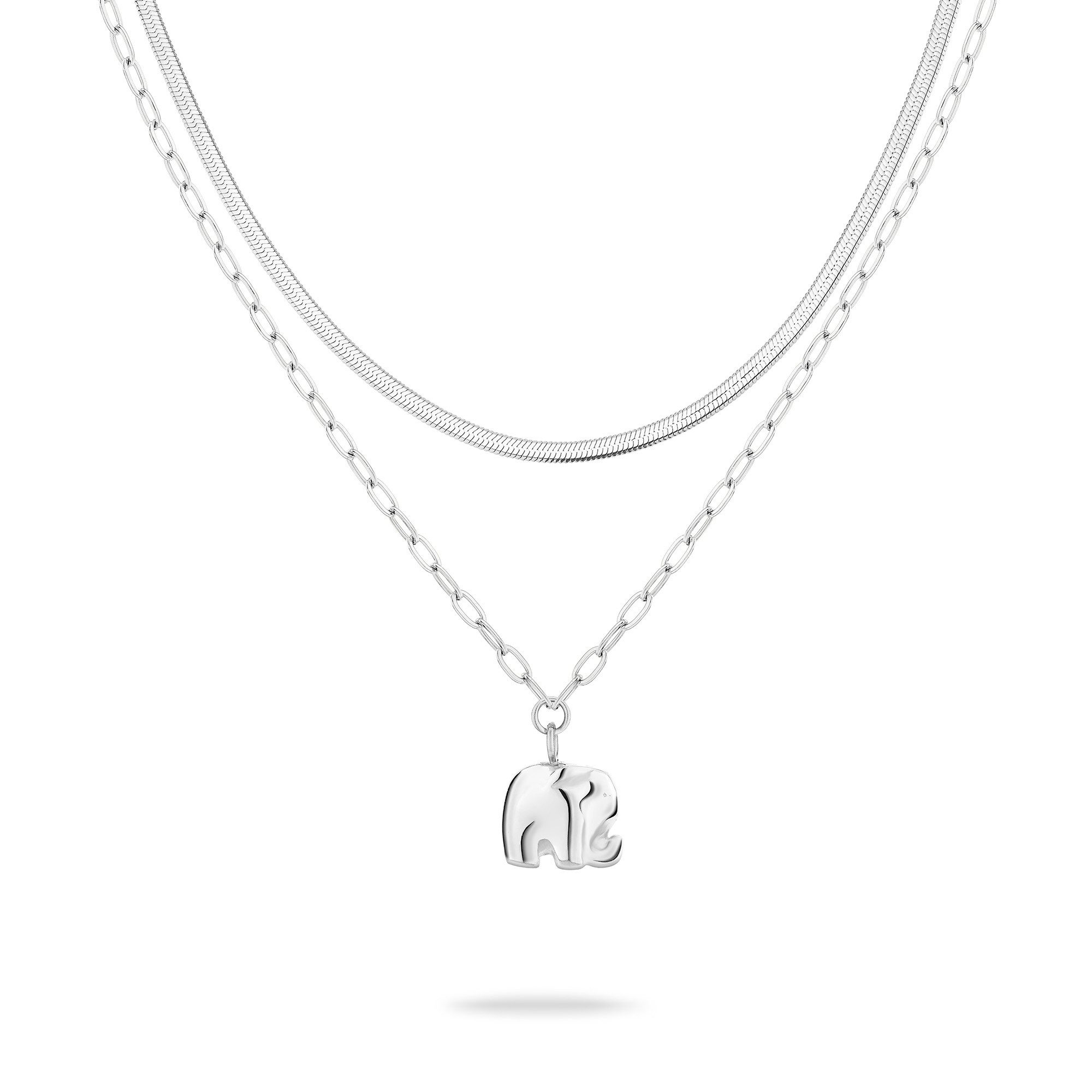 Tamaris Ketten-Set Schmuck Geschenk Edelstahl Halskette Little Elephant (Se günstig online kaufen