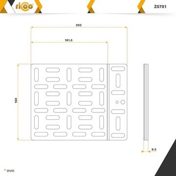 RICOO Z0701 Streaming Box-Halterung, (IPTV Wandhalterung SetTop Box Halter Befestigung für SmartTV Streaming)