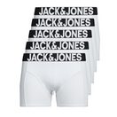 Jack & Jones Boxershorts Solid (5-St., 5er Pack) gute Passform durch elastische Baumwollqualität