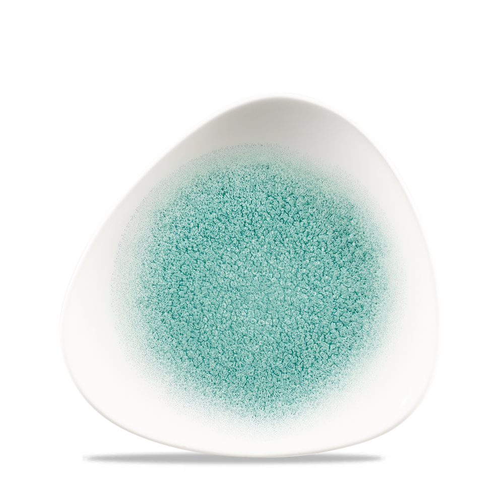 Teller Super Vitrified Studio Prints Raku Jade Green Teller