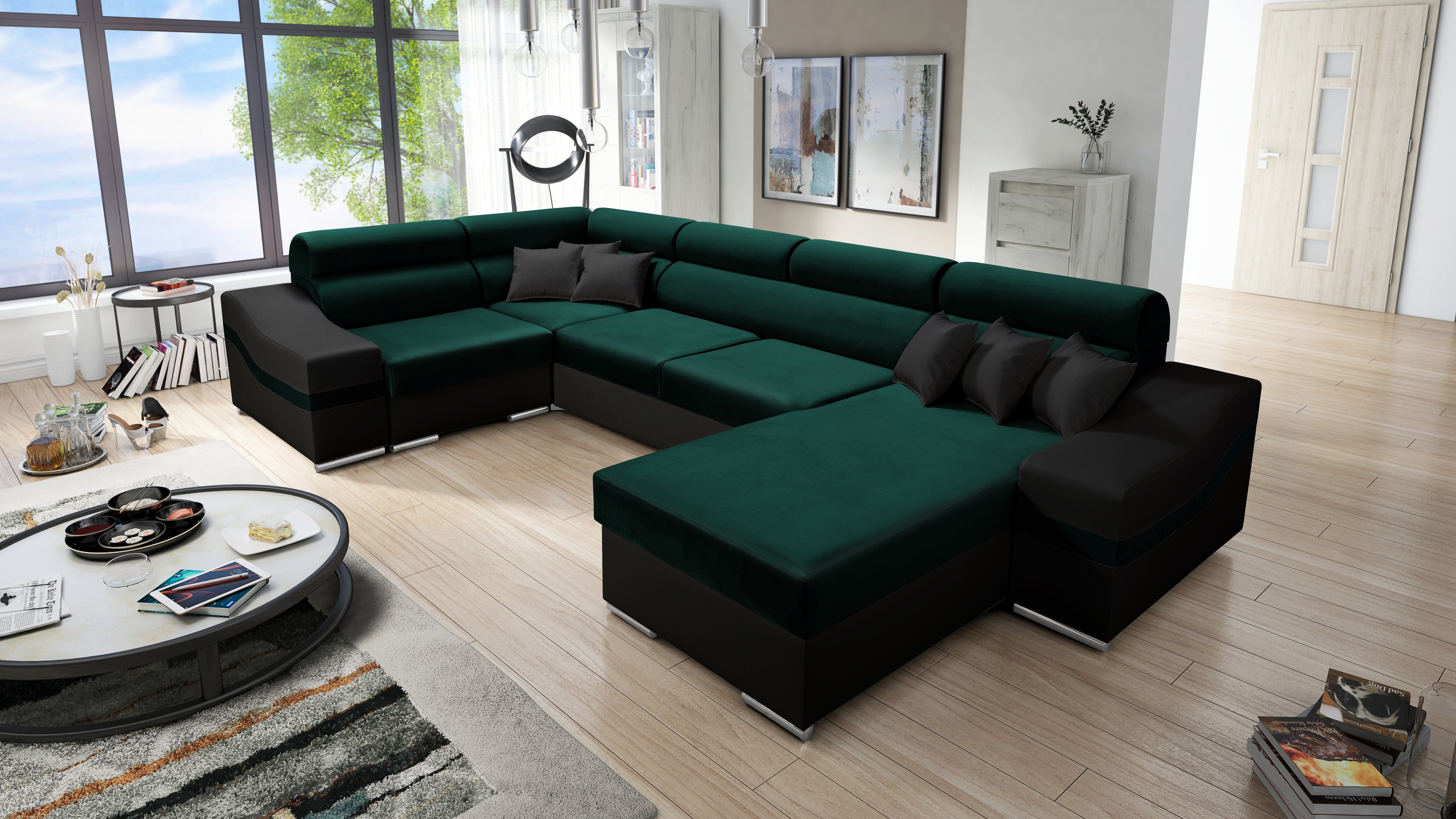 Best for Home Ecksofa Bob geräumige Bettkästen 2 mit Maxi RIVIERA38+EKJV