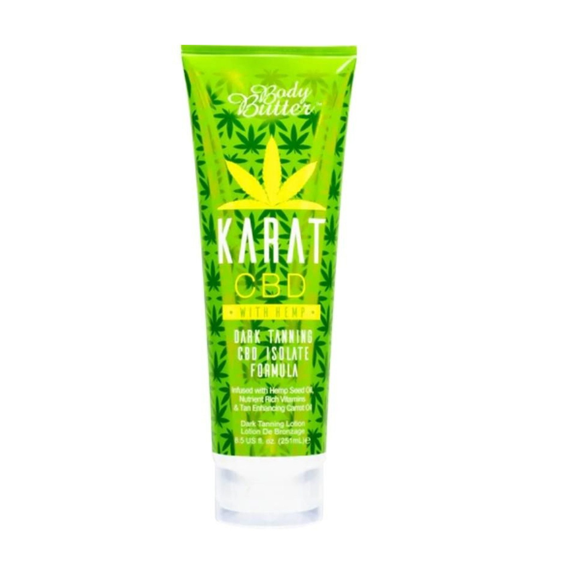 Body Butter Selbstbräunungslotion Karat CBD, Anti Aging, Hautstraffend, mit CBD, Aloe Vera