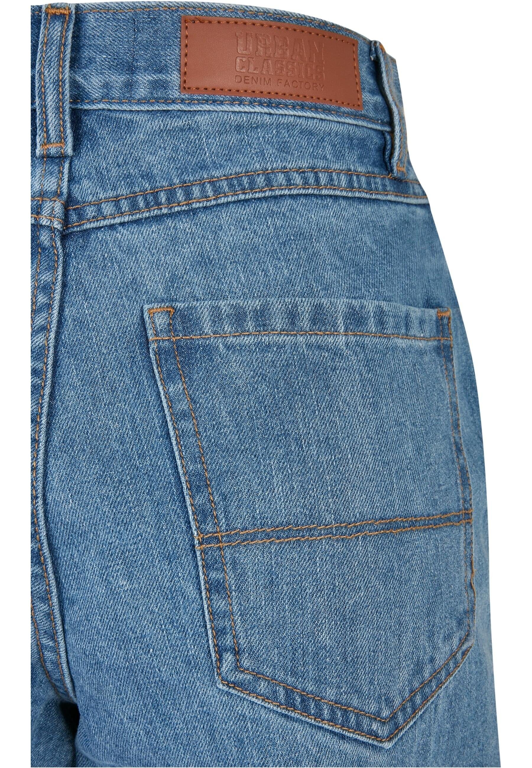 High CLASSICS 90´S Damen Leg Denim washed URBAN Ladies Wide (1-tlg) midstone Waist Bequeme Jeans Pants