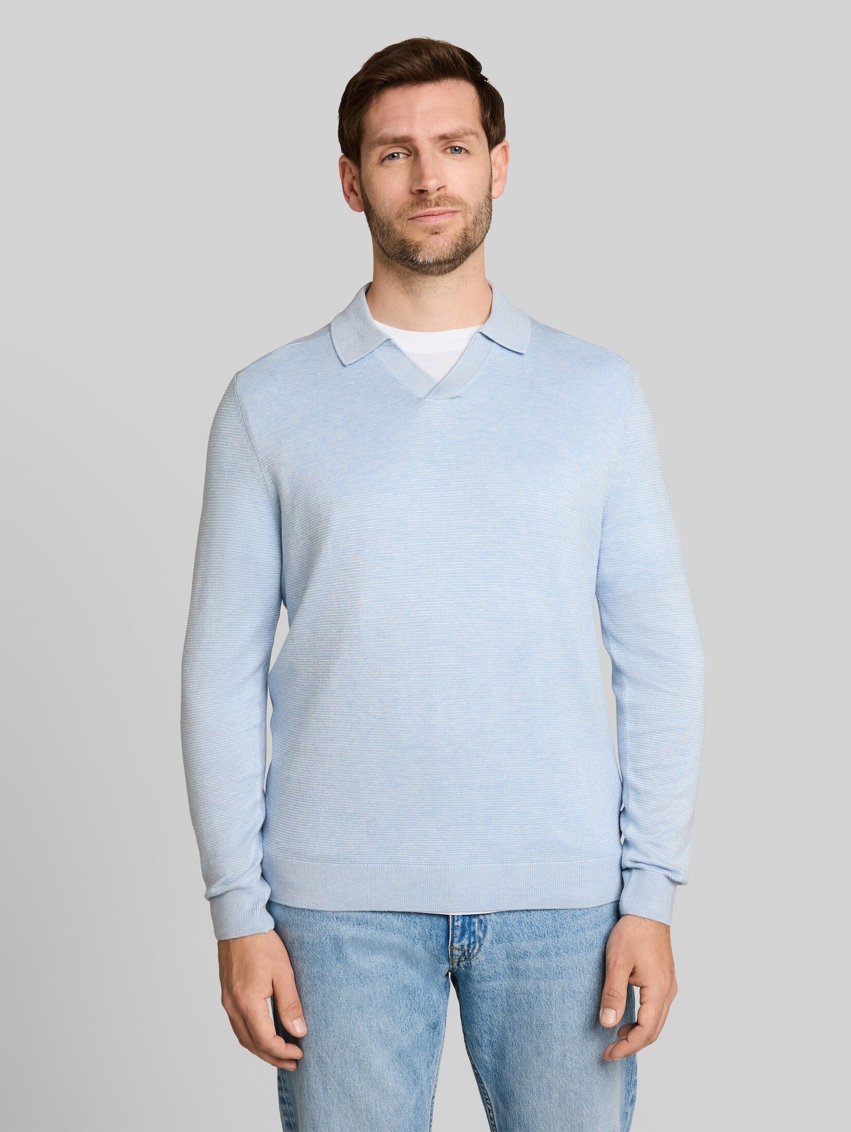 TOM TAILOR Strickpullover Pullover & Strickjacken Strickpullover mit Polokragen