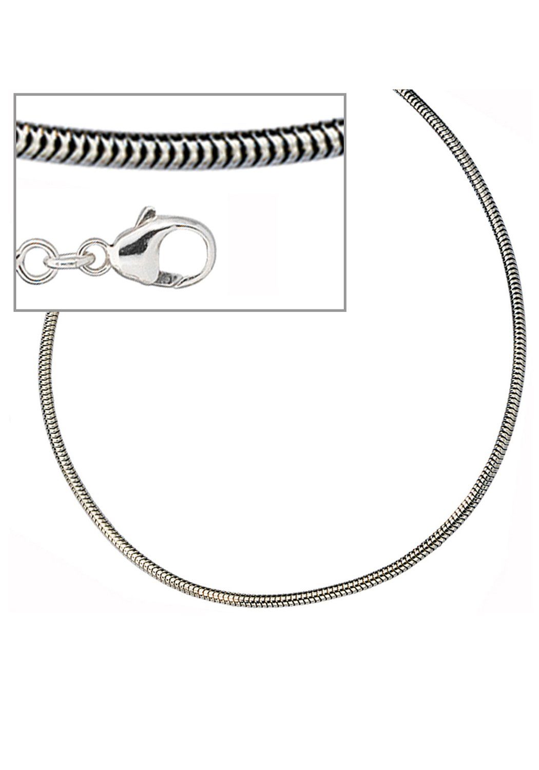 JOBO Silberkette, Schlangenkette 925 Sil...