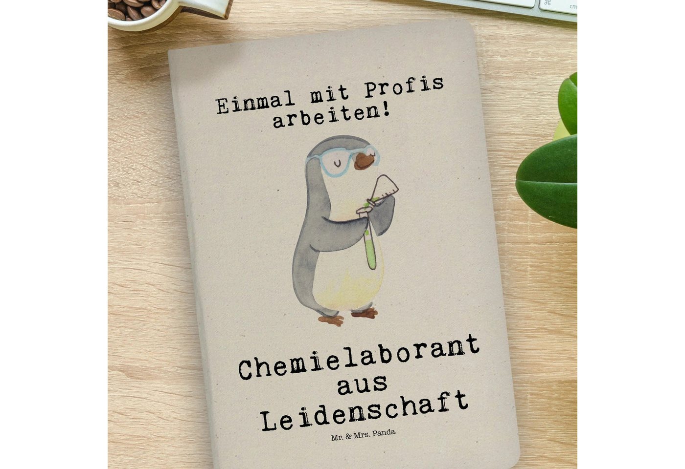 Thumbnail - Mr. & Mrs. Panda Notizbuch Chemielaborant Leidenschaft - Transparent - Geschenk, Firma, Öko Noti Mr. & Mrs. Panda, Kreat...