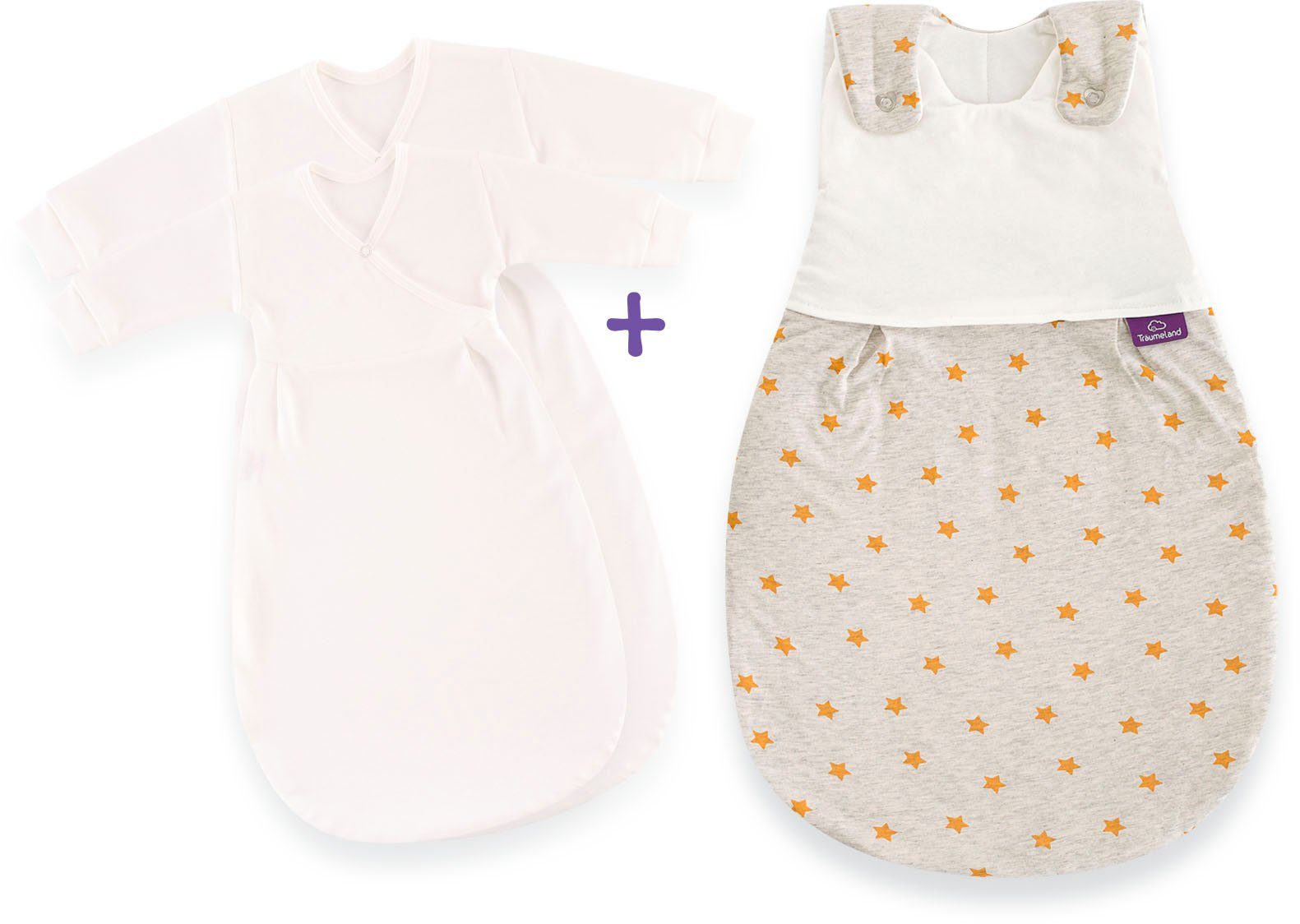 Babyschlafsack 3tlg. Set LIEBMICH, Design Sternentraum blau