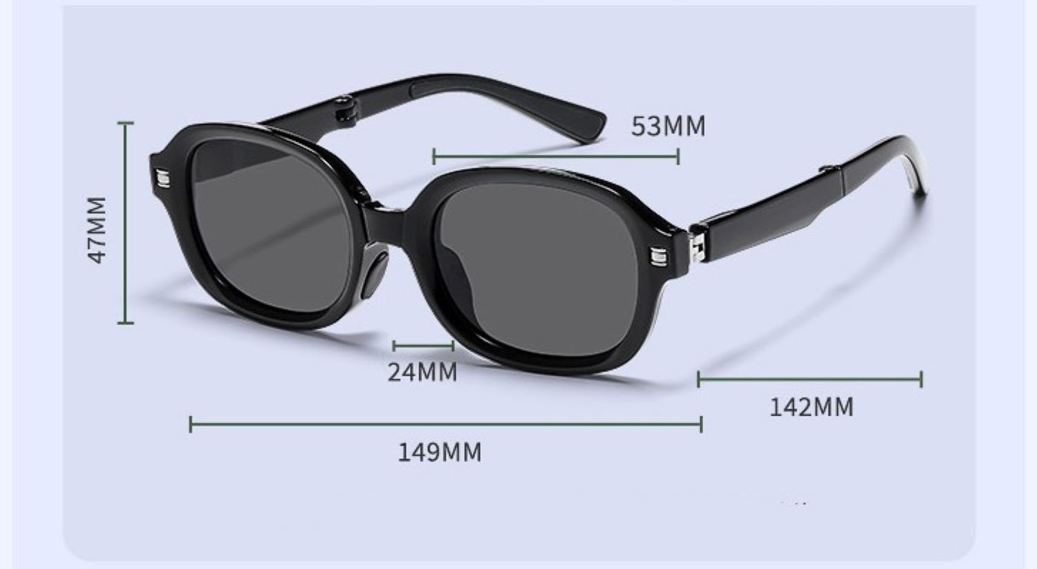 PACIEA Sonnenbrille PACIEA Sonnenbrille Schutz faltbar Brown UV400 100% Herren Damen polarisiert