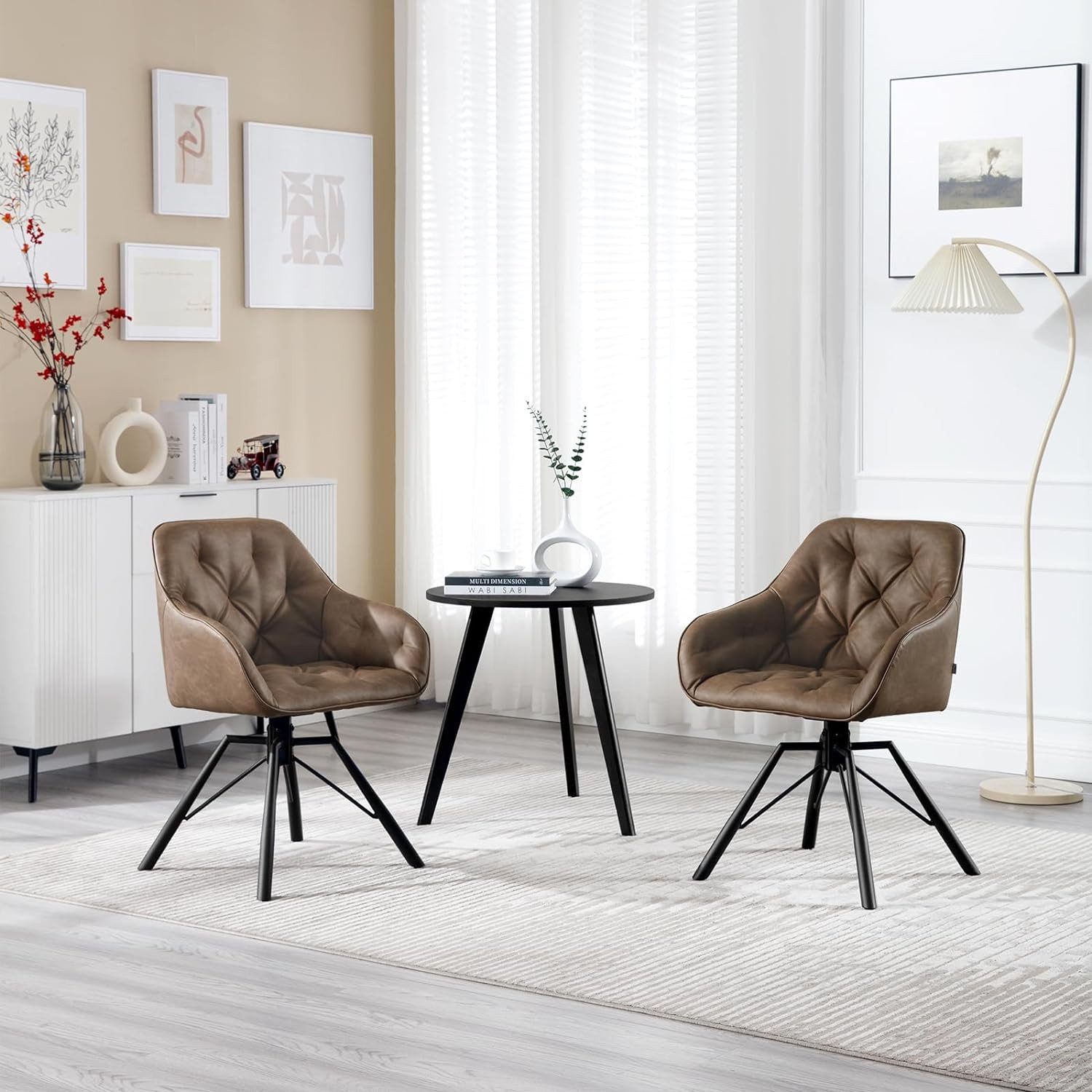 Woltu 4-Fußstuhl (1 St), drehbar, Esszimmerstuhl für Esszimmer Küche Wohnzi günstig online kaufen