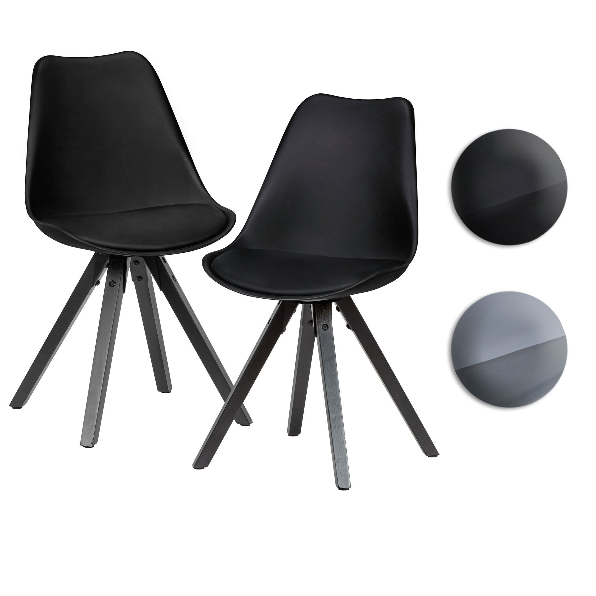 FINEBUY Esszimmerstuhl SuVa22299_1 (2er Set Retro günstig online kaufen