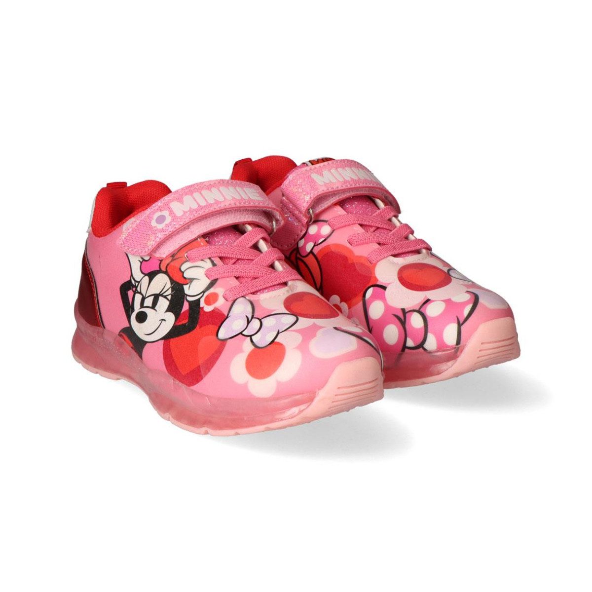 Disney Minnie Mouse Freizeitschuhe Mädchen Sportschuhe mit Licht Sneaker – Bild 2 von 3