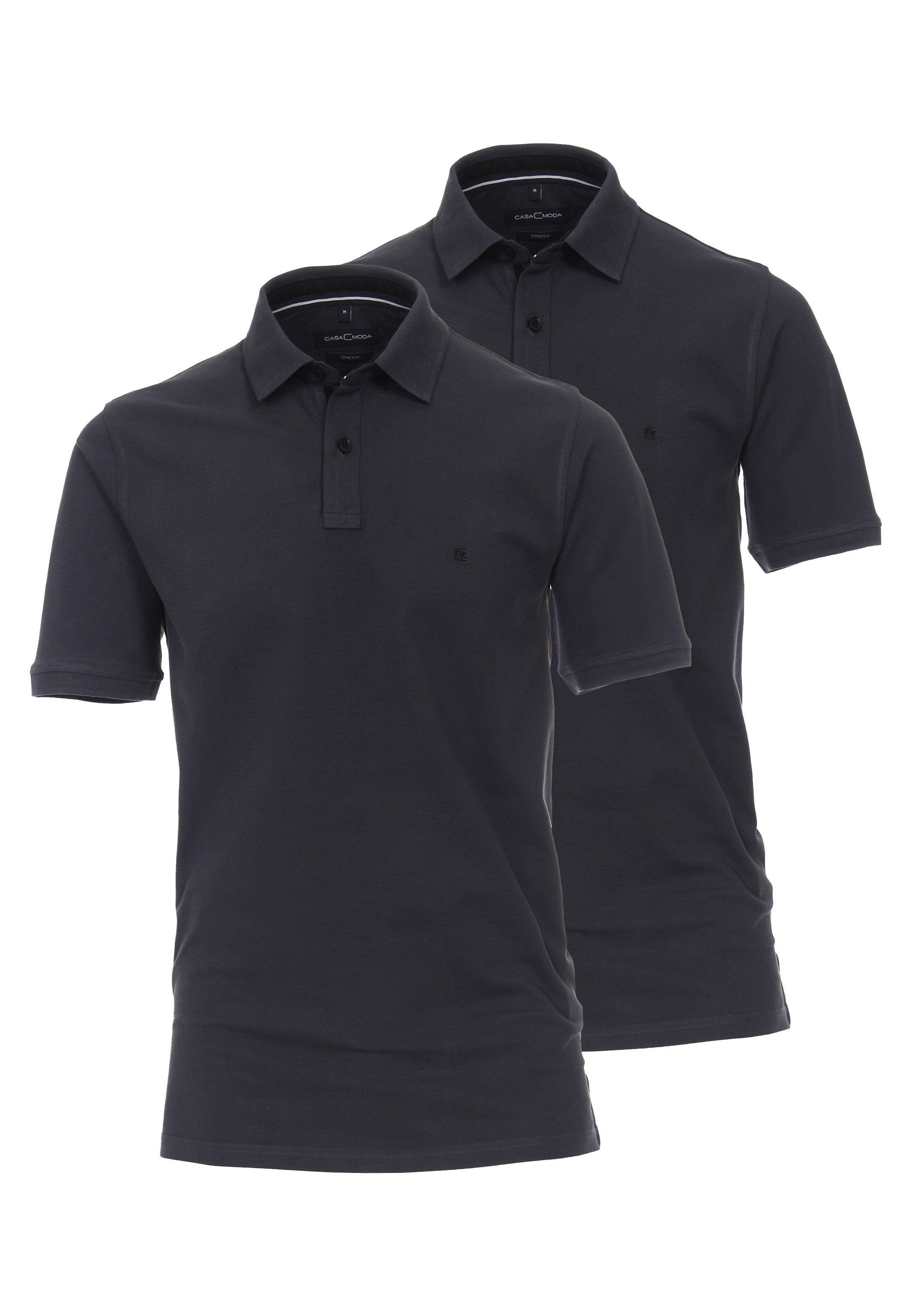 CASAMODA Poloshirt 2er Pack Basic (Spar-Set, günstig online kaufen