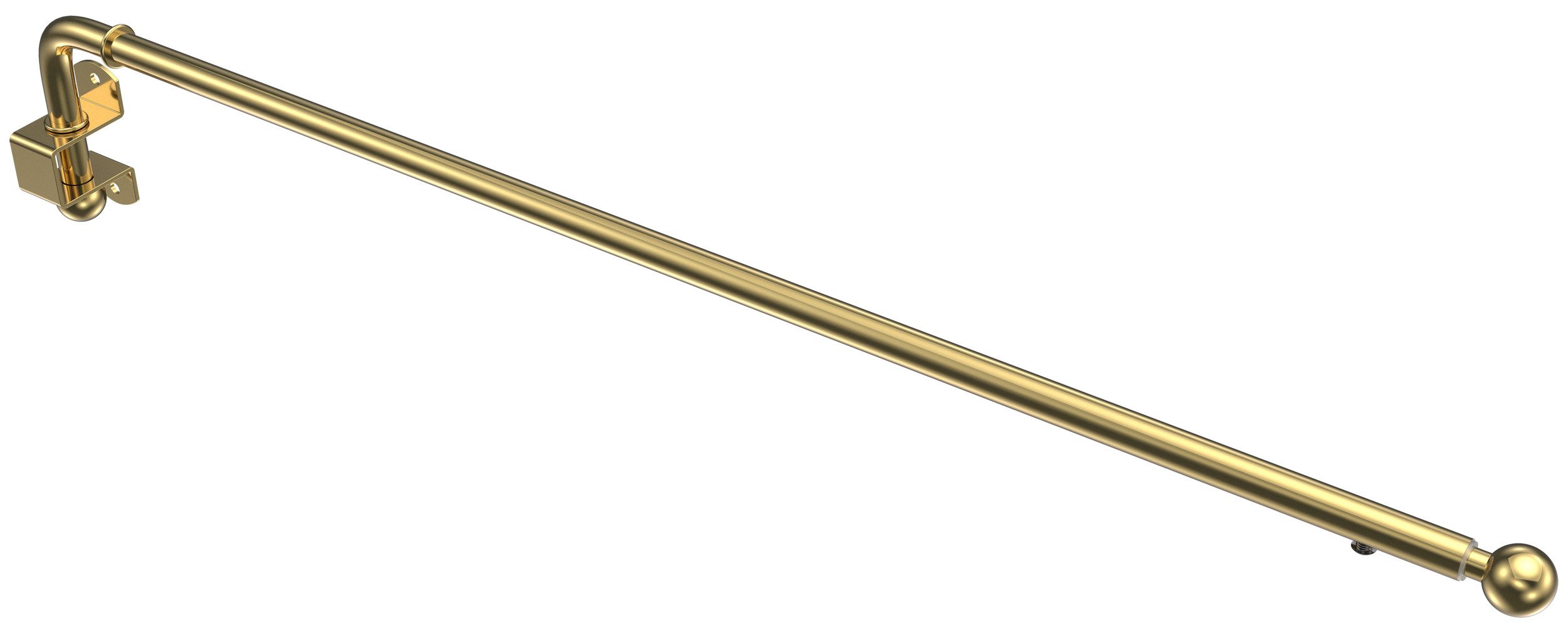 INTERDECO Schwenkstange Cassina, ausziehbar, Wandmontage, Metall, günstig online kaufen
