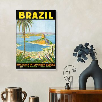 Posterlounge XXL-Wandbild Granger Collection, Brazil - Werbe- und Reiseplakat für Brasilien (1945), Vintage Illustration