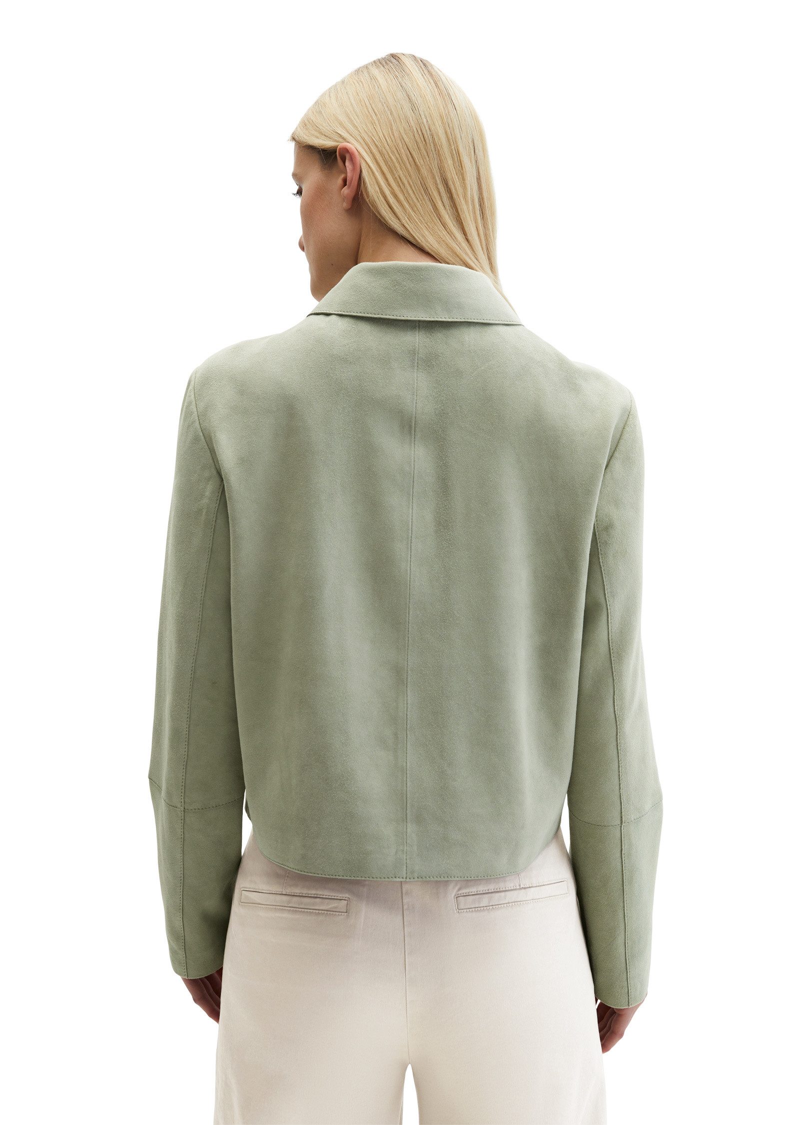 Marc O'Polo Lederjacke aus softem Ziegenleder