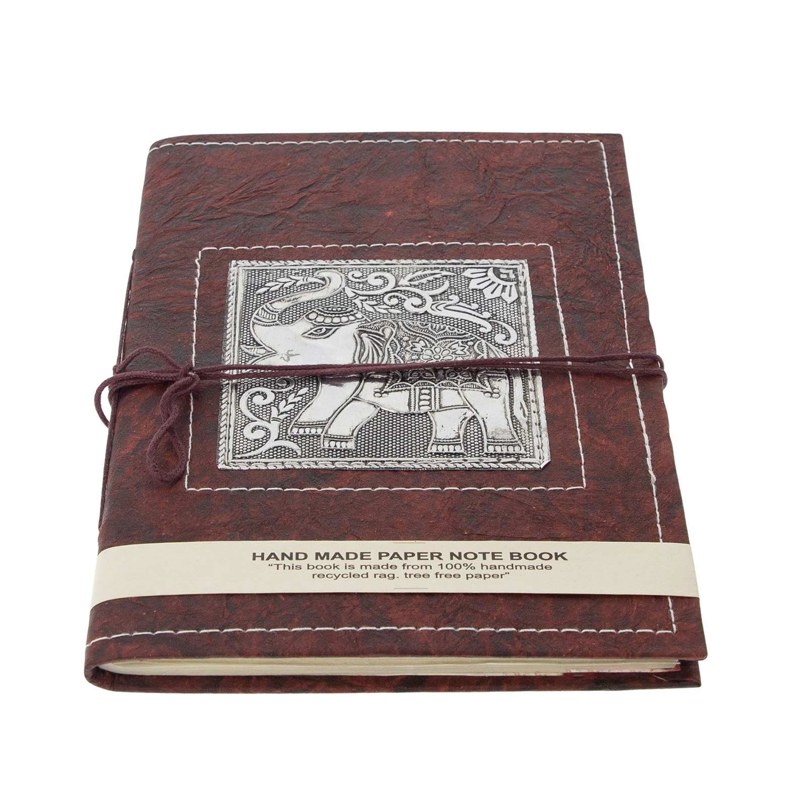 Tagebuch Tagebuch Poesie Elefant Fair 25x18cm Notizbuch KUNST UND MAGIE Holzfrei Recycling XL