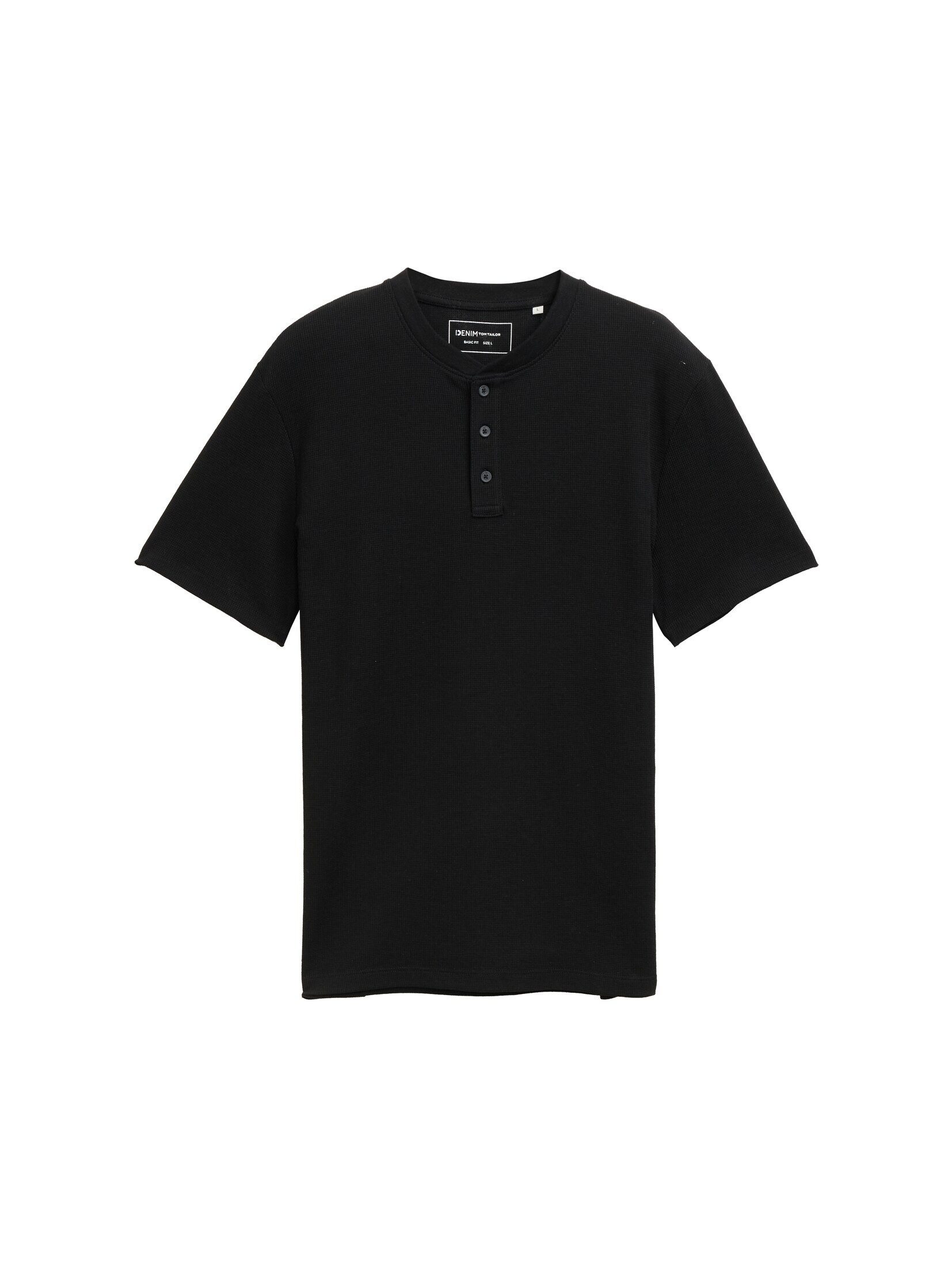 TOM TAILOR Denim T-Shirt Henley T-Shirt günstig online kaufen