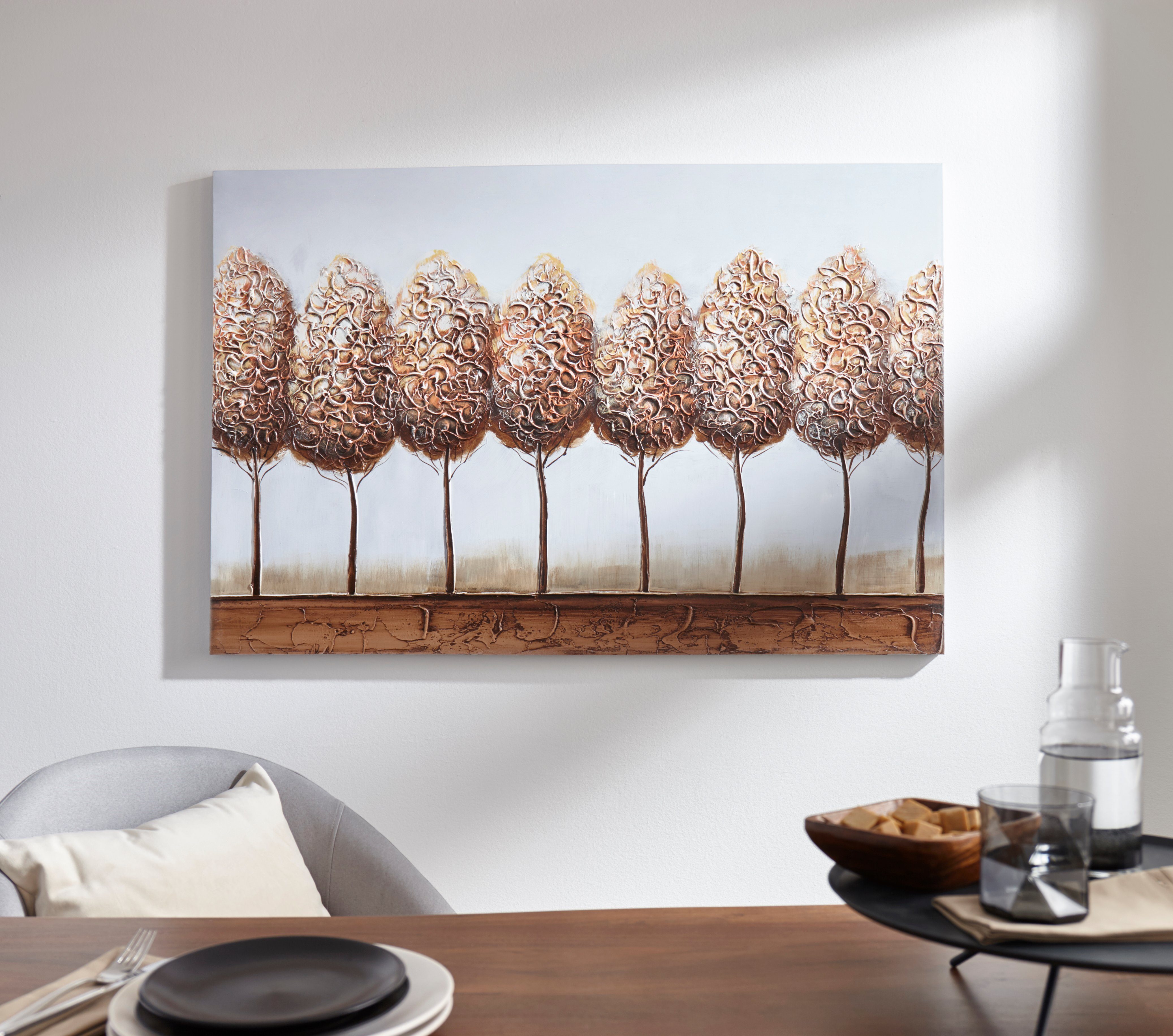 Home affaire Leinwandbild Bäume, Motiv Trees, 120x80 Wohnzimmer cm