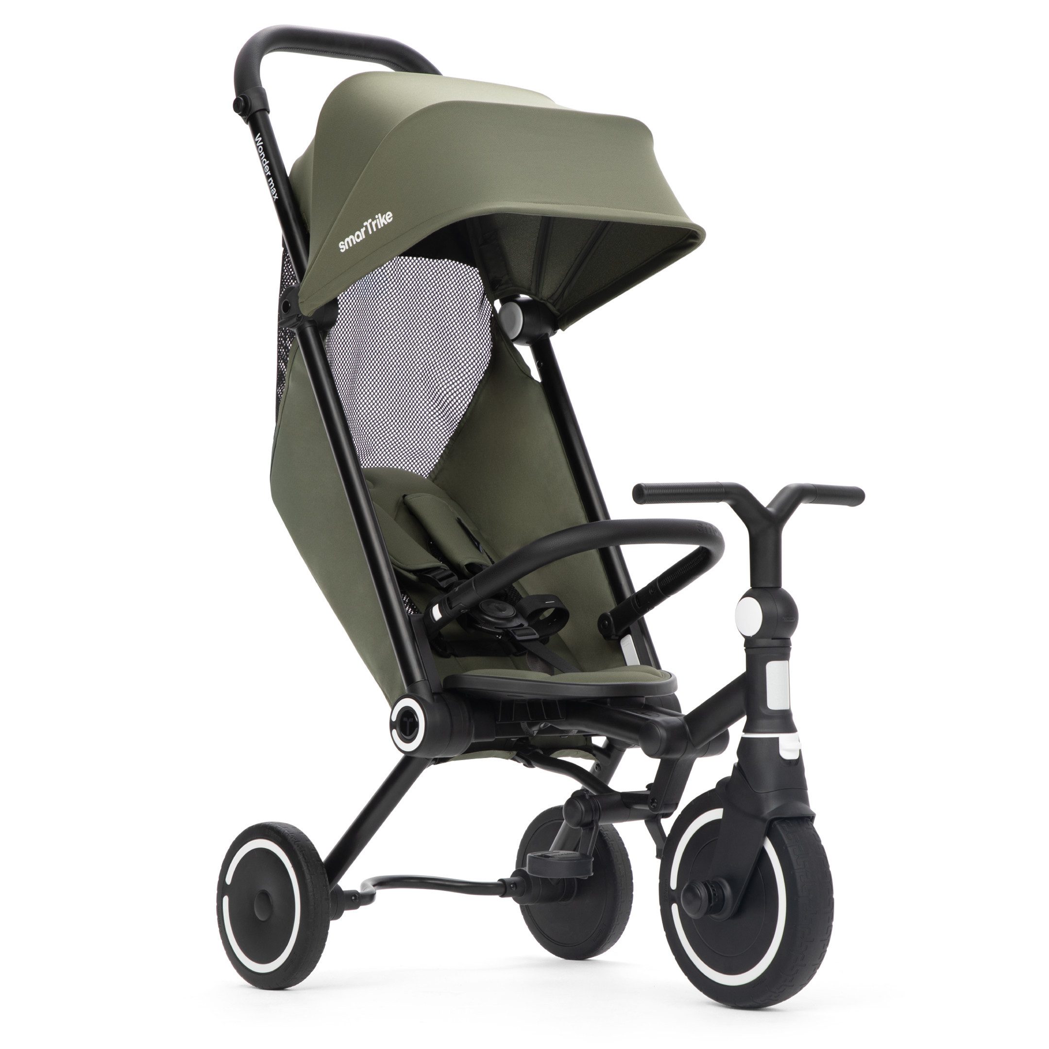 smarTrike® Dreirad Wonder Max, leichter Aluminiumrahmen, 3-stufiges Sonnendach
