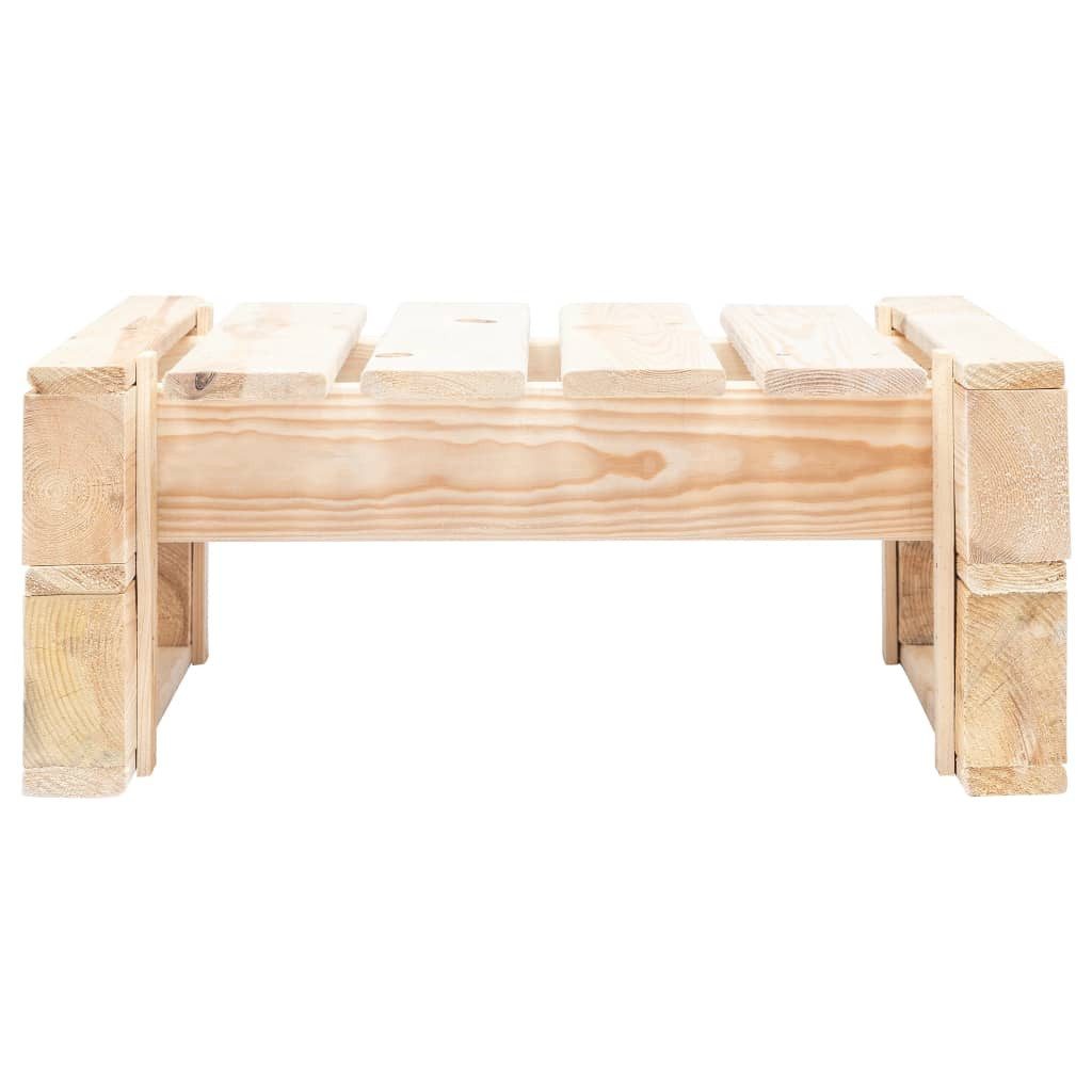 vidaXL Ottomane, Outdoor-Ottomane Paletten Holz