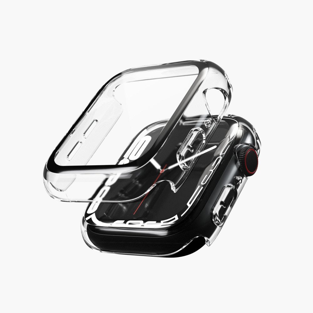 VONMÄHLEN Displayschutzfolie Thin Case - Schutzhülle für Apple Watch, Serie 8 + 9, Case 41mm