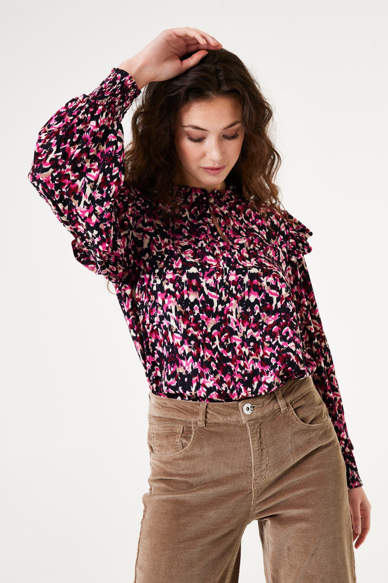 Garcia Langarmbluse Bluse