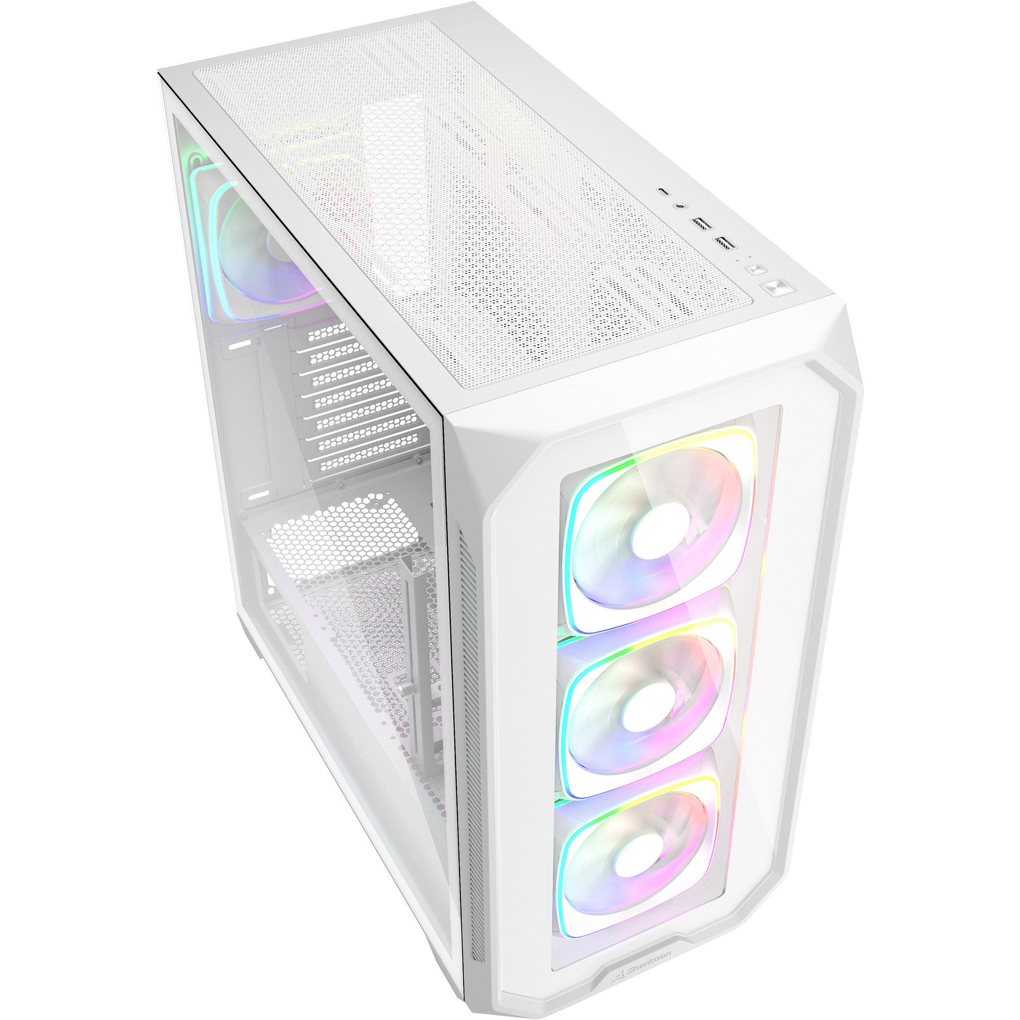 Sharkoon PC-Gehäuse Sharkoon AK5G RGB, Tower-Gehäuse, (Tempered Glass