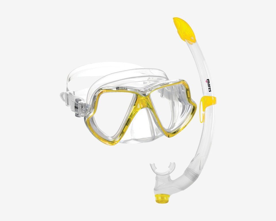 Mares Schwimmbrille Combo WAHOO YELLOW REFLEX