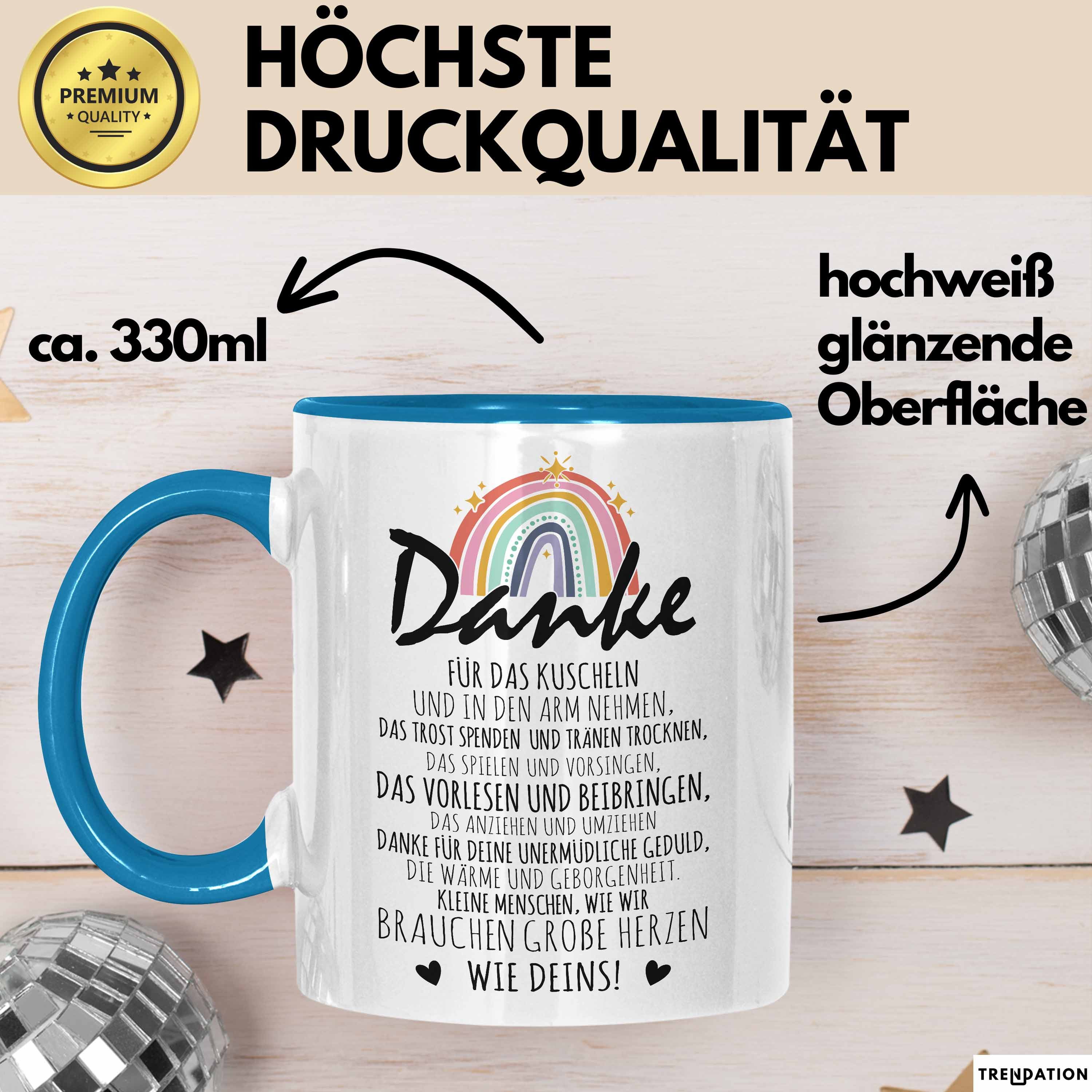 Trendation Tasse Erzieherin Abschiedsgeschenk Tasse Abschied Kindergarten Geschenkidee