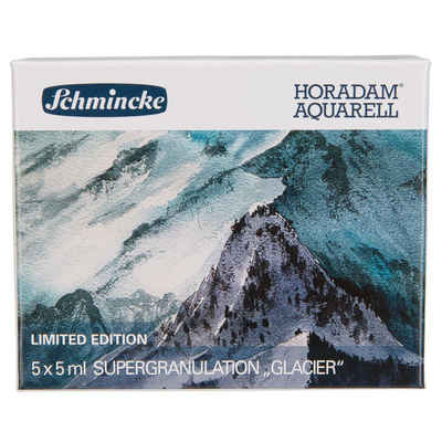 Schmincke Kreativset Horadam Aquarellfarbe - Glacier - 5 x 5ml Supergranulation 74 845 097