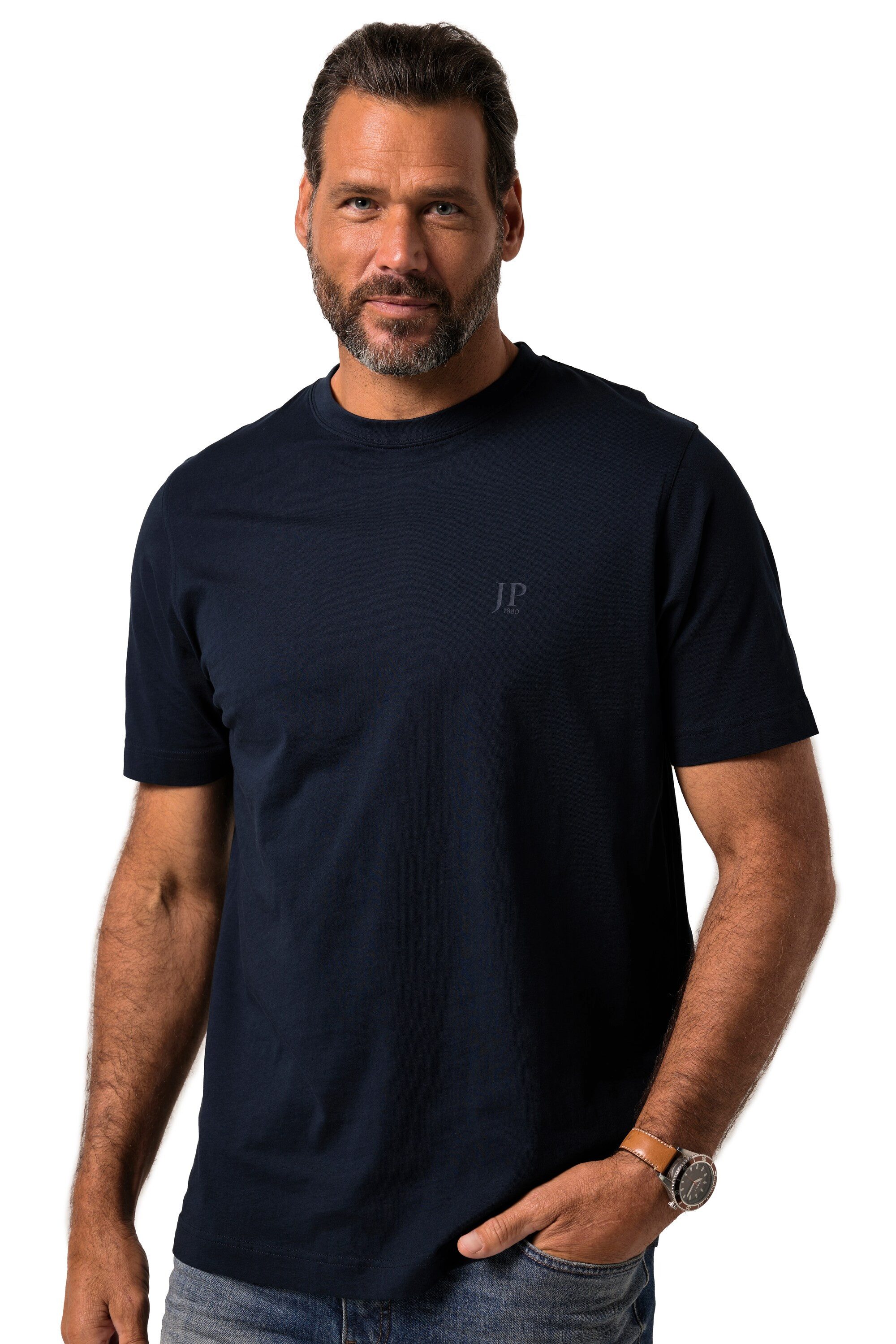 JP1880 T-Shirt T-Shirts Basic 2er-Pack Rundhals (2-tlg)