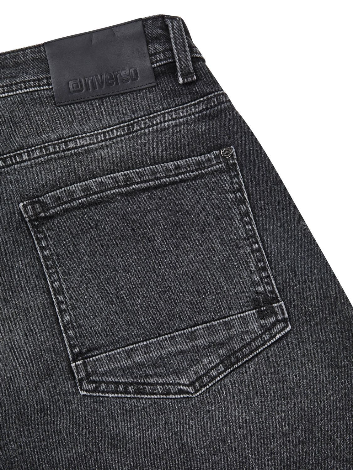 riverso Straight-Jeans Herren Jeanshose RIVEddy Regular Fit Denim Hose mit Stretch – Bild 4 von 4
