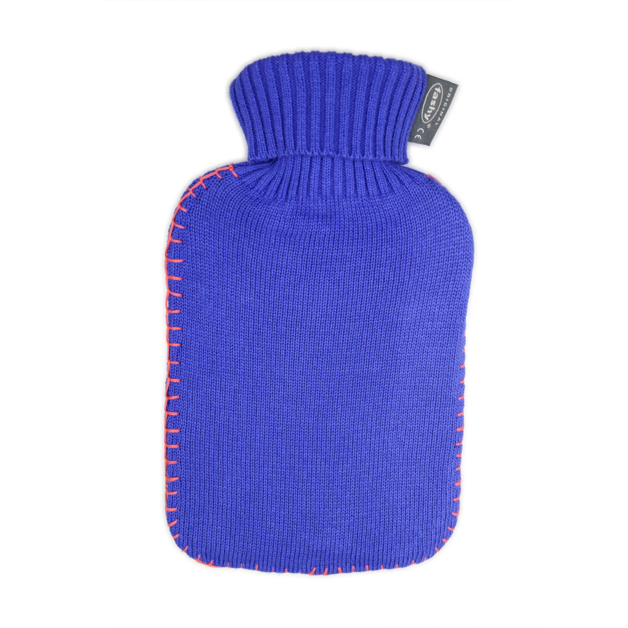Fashy Wärmflasche Fashy Wärmflasche mit Rollkragen-Strickbezug und Schlingennaht lila