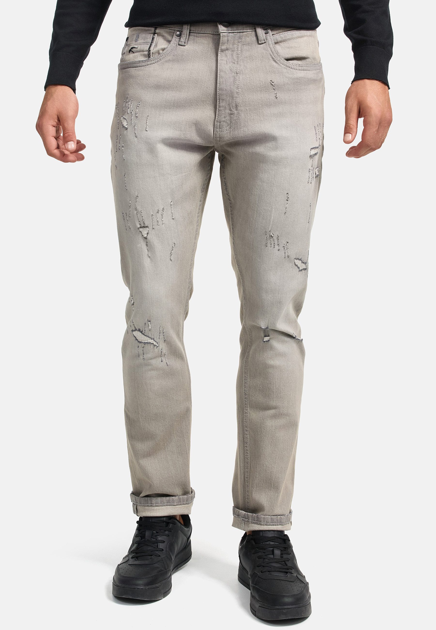 Indicode Regular-fit-Jeans INSmalinos Stylische Slim-Fit-Jeans mit günstig online kaufen