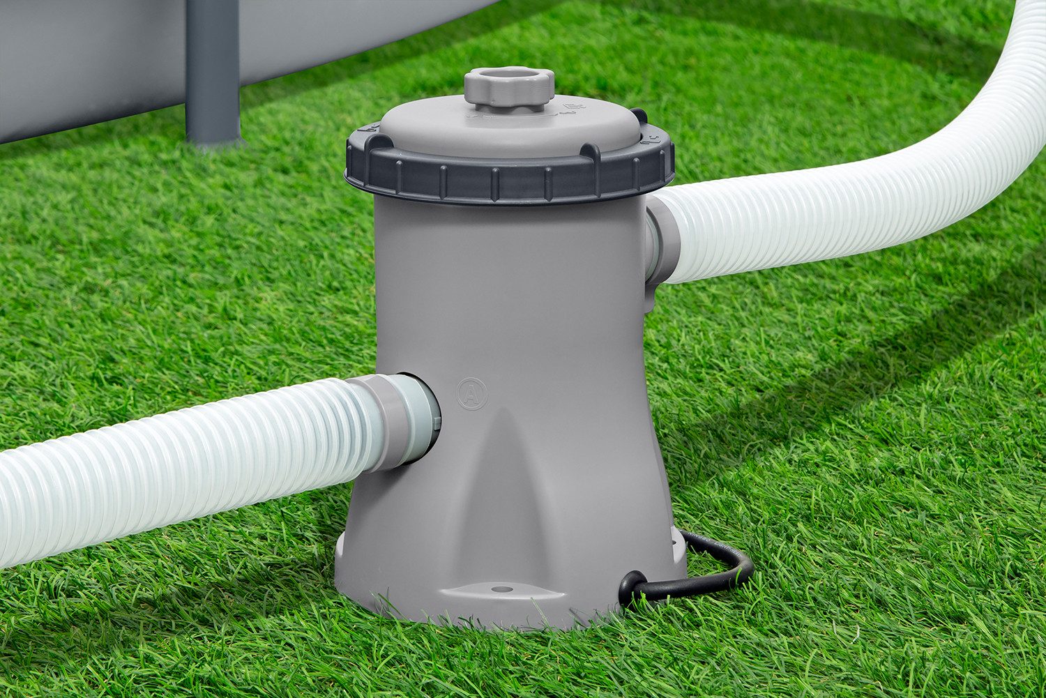 Bestway Kartuschen-Filterpumpe 1.249 l/h (Packung, Inkl. Filterkartusche), Für Pools von 1.100-8.300 Liter