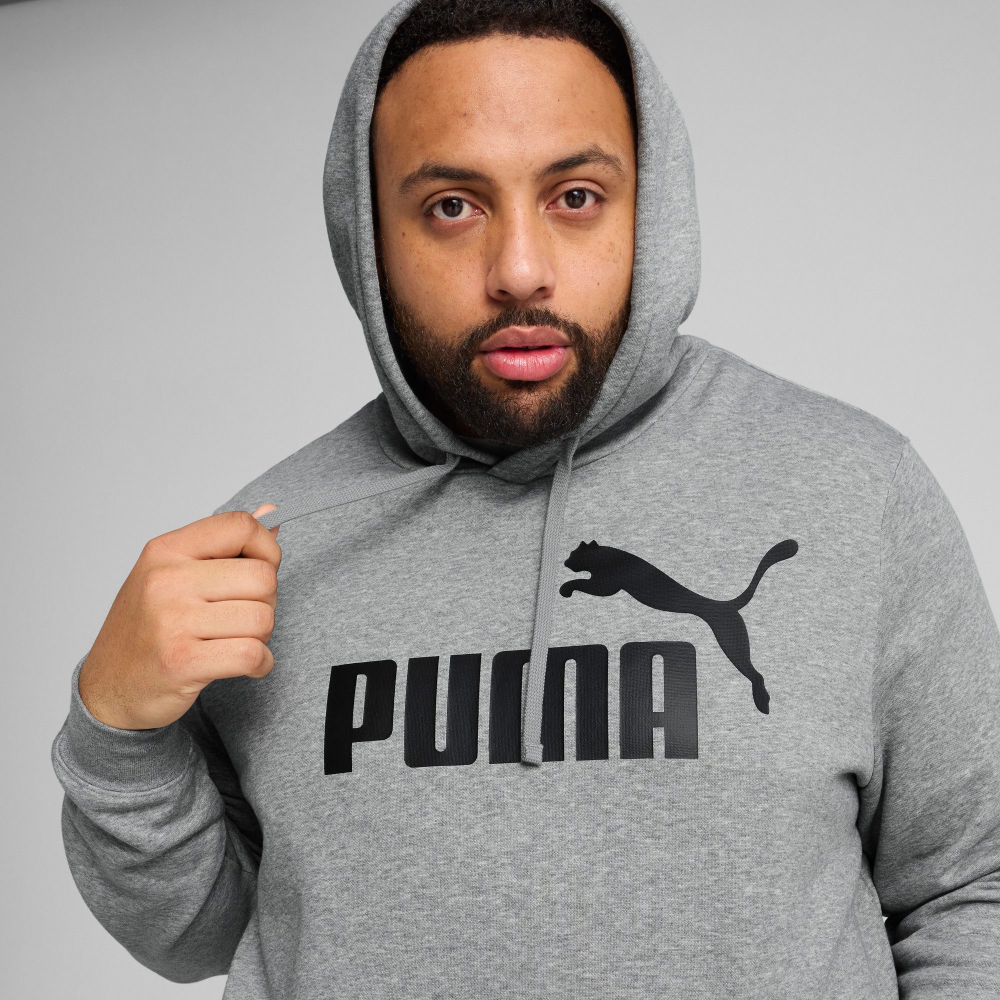 PUMA Kapuzensweatshirt ESS NO. 1 LOGO HOODIE FL reguläre Passform, mit verstellbarer Kapuze, mit Kängurutasche