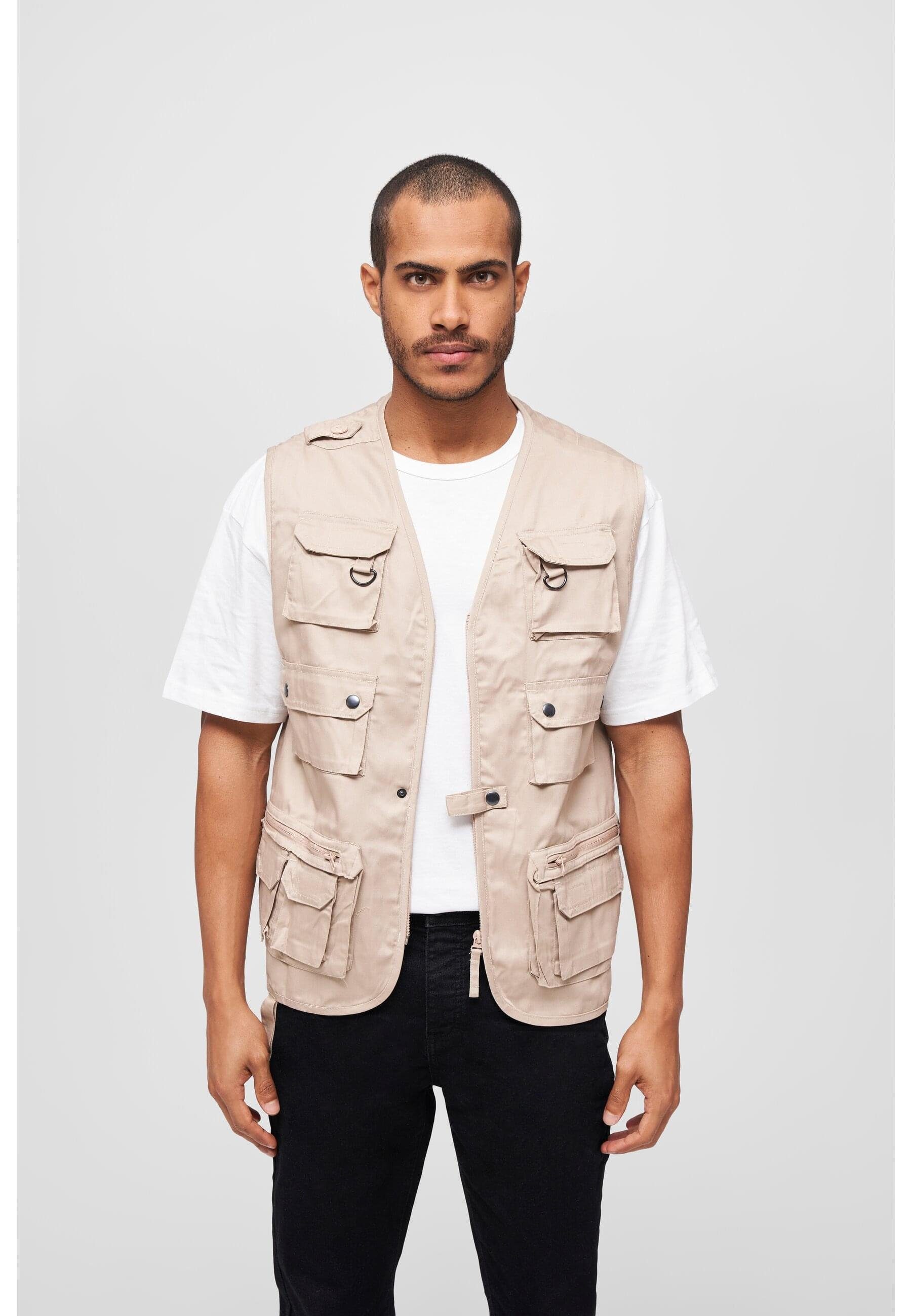 Steppweste Brandit beige Hunting Herren (1-tlg) Vest